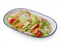 Салат "Цезарь" с креветками 