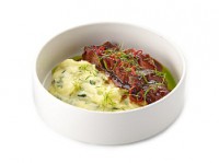 Говяжьи щечки с картофельным пюре 