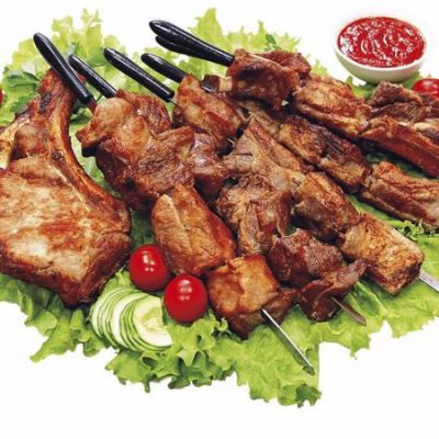 Шашлык из свининой корейки 470гр