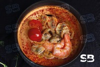 Суп Том ям с морепродуктами