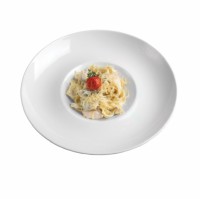 Феттучини с курицей под трюфельным соусом 