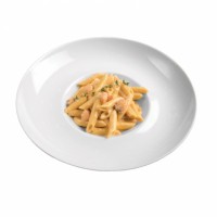 Пенне с лососем 