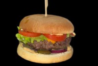 Бургер с мраморной говядиной