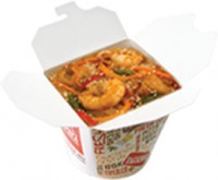 Wok фунчоза с морепродуктами