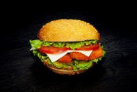 Фиш бургер (семга)