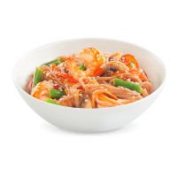 Wok с Тигровыми креветками