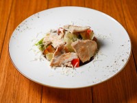 Хрустящий баклажан с курицей