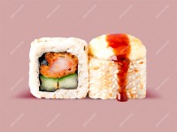 Запечённый ролл Креветон