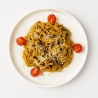 Паста «С курицей и грибами»