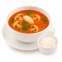 Суп Том ям с курицей и рисом 60 гр