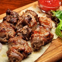 Шашлык из свиной шеи 