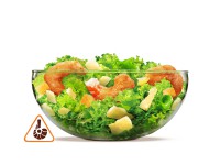 Салат Цезарь с креветками