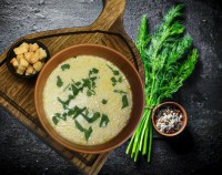 Понедельник Сырный суп с фрикадельками