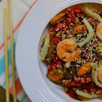 Удон с морепродуктами 300 г