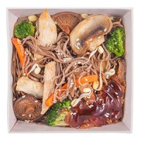 Лапша Соба с курицей