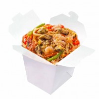 Wok Лапша с Морепродуктами