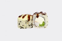 Запеченный Ролл с Креветкой в Кунжуте