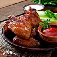 Крылышки в остром соусе