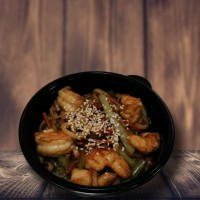 Лапша удон с креветкой