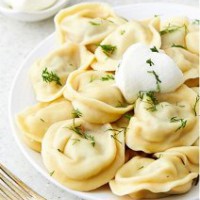 Пельмени "Домашние"+ сметана 