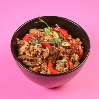 Тяхан с говядиной