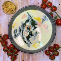 Сливочный с лососем