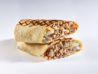 Шаурма в сырном лаваше с курицей