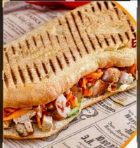 Шаурма в булочке