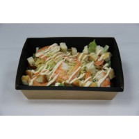 Салат цезарь с креветкой