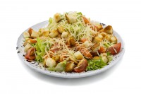 Салат Цезарь с лососем