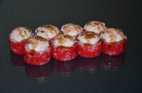 Запечённая калифорния с креветкой