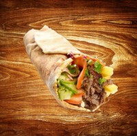 Шаурма сырная с курицей большая