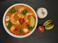Суп Том ям с креветками