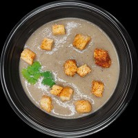 Крем суп грибной