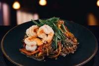 Лапша с креветкой