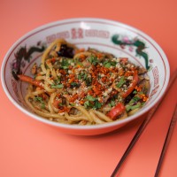 Лапша пикантная с курочкой