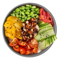 Поке боул угорь-унаги