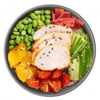 Поке боул чикен