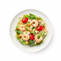 Салат Цезарь с Креветками