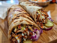 Шаурма BBQ со рваной свининой