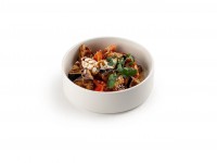 Салат с жареными баклажанами