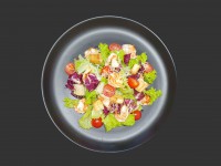 Салат «Цезарь» с креветками