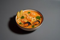 Суп том кха с морепродуктами