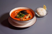 Суп том ям с морепродуктами