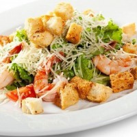 Салат "Цезарь" с креветкой