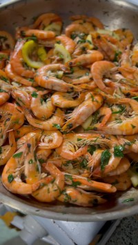 Креветки королевские жареные классические