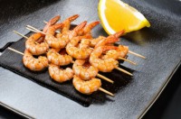 Креветки гриль