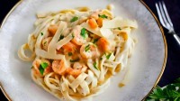 Паста сливочная с креветкой
