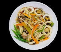 Удон с морепродуктами