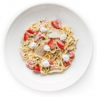 Спагетти с куриным филе